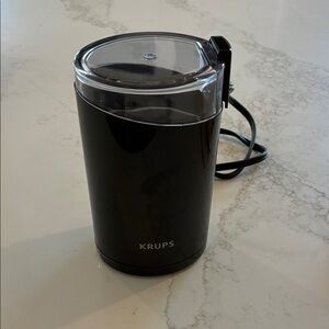 KRUPS Black Electric Coffee Grinder - Compact Coffee & Spice Mill